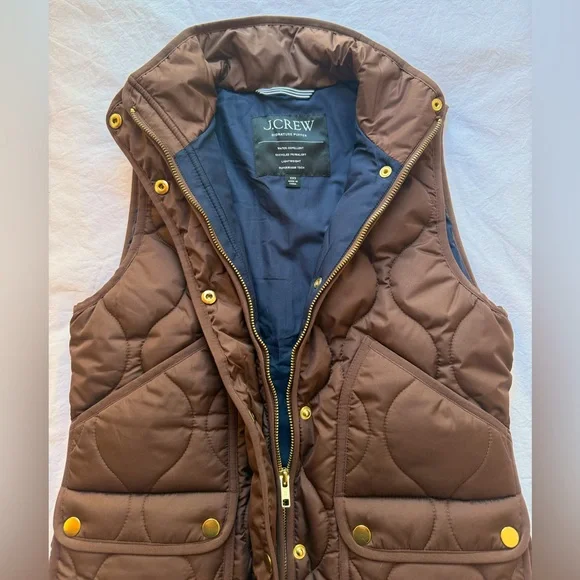 J. Crew Quilted Excursion Vest XXS - Picture 3 of 15